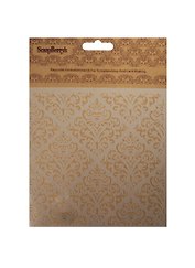 Трафарет Дамаск (SCB53100016) (15,2х15,2см) (толщина 0,15мм) (упаковка)