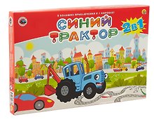 Настольная игра-ходилка «2в1 Синий трактор», Рыжий Кот
