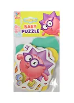 Игровой набор, ТМ Vladi, Мягкие пазлы Baby puzzle.Смешарики, Мультиколор