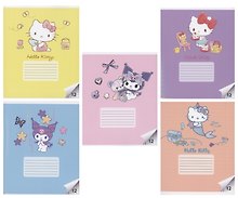 Тетрадь в клетку Centrum «Hello Kitty+Kuromi» в ассортименте, 12 листов
