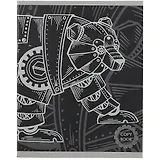 Тетрадь в клетку Listoff, Zoo Роботы, 48 листов, в ассортименте