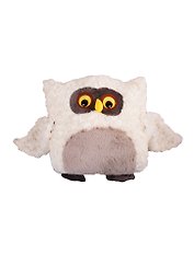 Мягкая игрушка Сова, цвет белый (текстиль) (30х30)