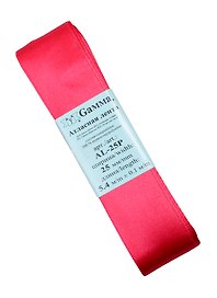 Лента атласная ТМ Gamma 25мм ( 1 ) AL-25P 5,4м №076 св.вишневый