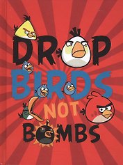Записная книжка А6 80л кл. "Angry Birds" 7Бц, красная, Hatber