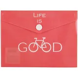 Папка-конверт «Life is good», А6