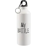 Бутылка с карабином My Bottle (белая) (металл) (500мл)