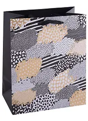 Пакет А5 18*23*10 "Ассиметрия" нейтр., бум., мат.пленка, тиснение