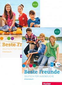 Beste Freunde A1. Paket Arbeitsbuch A1.1 und A1.2 mit 2 Audio-CDs. Deutsch für Jugendliche (комплект из 2-х книг)