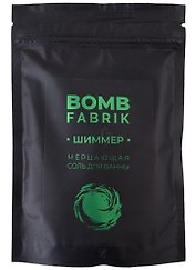 Соль для ванны мерцающая с шиммером Green (пакет) (250 г)