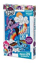 Пазл-мини, Оригами, My little pony Movie. Сумеречная Искорка и Радуга Дэш 24эл., (130х180), + фигурка с магнитиком