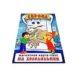 ГЕОТРЕЙД Магнит-пазл "Карта Европы с флагами" ЕВР20МАГ