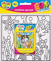 Раскрась витраж Фоторамка на подставке (84257) (Hobby Kit) (3+) (упаковка)