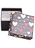 Коробка подарочная "Hearts on black" 13*13*7,5см, картон - 2