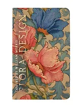 Книга для записей 130*210 32л "FLORA DESIGN. Inspired by William Morris (розовые и голубые цветы)" скрепка