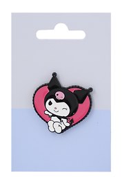 Значок Sanrio Мордочка в сердечке (металл)