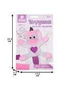 Игрушка из фетра с магнитами, набор для создания Единорог 3889150 - 1
