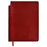 Ежедневник недат. А5 160л "Сариф" бордовый, кожзам, тв.переплет, место для ручки, офсет, ляссе - 0