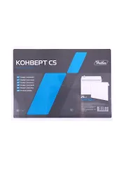 Конверт С5 (162*229) 25шт 80г, силик.лента Hatber