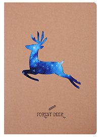 Тетрадь общая «Forest deer», 40 листов в линейку, В5, в ассортименте