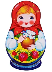 Плакат вырубной "Матрешка"