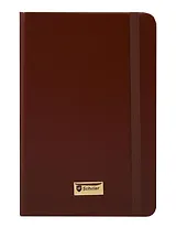 Записная книжка А6- 70л кл. "Universal" коричневая, инт.переплет, Schiller