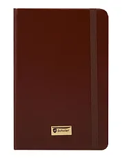 Записная книжка А6- 70л кл. "Universal" коричневая, инт.переплет, Schiller