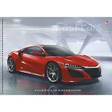 Альбом для рисования Unnika, "Красный автомобиль", А4, 40 листов, на скрепке