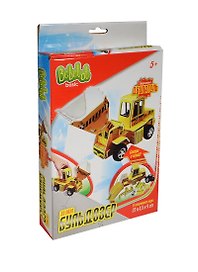 Конструктор 3D пазл Бульдозер (мал) (BBA0712-100) (10410) (Bebelot Basic) (коробка)