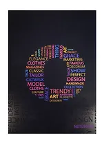 Блокнот А4 80л кл. "Найди свое слово" карт.обл., выб.лак, склейка, ассорти, ПЗБФ