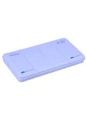 Пенал для акварели "Белые ночи" на 35 кювет светло-голубой, с палитрой, металл,ЗХК