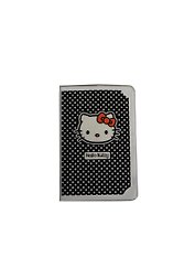 Записная книжка А6 32л кл. "Hello Kitty" белый горох, пластик.обл., 48398, Премьера