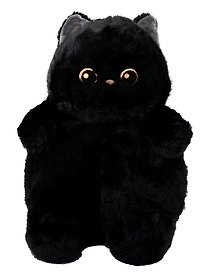 Мягкая игрушка Кот с желтыми глазами (черный) (40см) (12-09602026-L3)