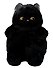 Мягкая игрушка Кот с желтыми глазами (черный) (40см) (12-09602026-L3) - 0