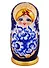 Матрешка 7 в 1 (Гжель, Эскиз 04) (М07220404) - 0