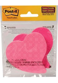 Блок бумаги для записи самоклеящийся Post-it 2 бл*75л, "СЕРДЦЕ", 3M