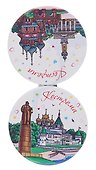 Зеркало мягкое Пиктограмма (Кострома) (7см) (320-33P) - 1