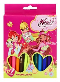 Фломастеры 12цв к/у, подвес, WINX