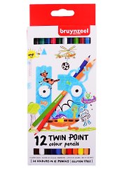 Набор двуцветных карандашей Bruynzeel 12шт., Bruynzeel