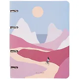 Тетрадь на кольцах в клетку Be Smart, Golden sun, 120 листов