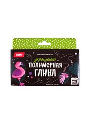 Пз/Пг-009 Полимерная глина Украшения Фламинго (LORI) (набор для творч.) (10+) (коробка)