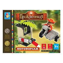 Конструктор Приключения Мотофорсаж (Т52047) (50 дет.) (7+) (коробка)