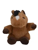 Мягкая игрушка Символ года Лошадка (17см) (12-STN-2)