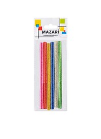 Стержни для клеевого пистолета MAZARI (M-9870-0.7-6OPP) (с блестками) (6шт) (10х0,7см) (6+) (упаковка)