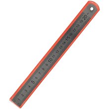 Линейка 20 см, металлическая, GoodMark