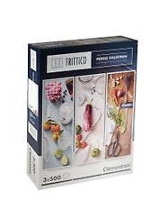 Пазл Clementoni Trittico 3*500 эл. Вкус Средиземноморья 35005