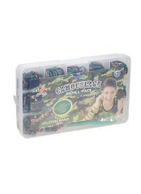 Набор резиночек для плетения Военный в пласт. кор. (RG082) (400шт.) (Rainbow loom) (5+)