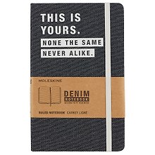 Книга для записей Moleskin Denim Large, «This is yours», твёрдая обложка, 120 листов, А5