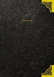 Дневник Тома Реддла (артефакт из фильма, обложка из эко-кожи, металлические уголки)