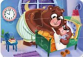 Мягкий пазл «Распорядок дня Готовимся ко сну» 12 элементов, El’Basco Kids - 1