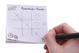Блокнот стикер с игрой Крестики-нолики 8*8 см (594287) (Сима-ленд)